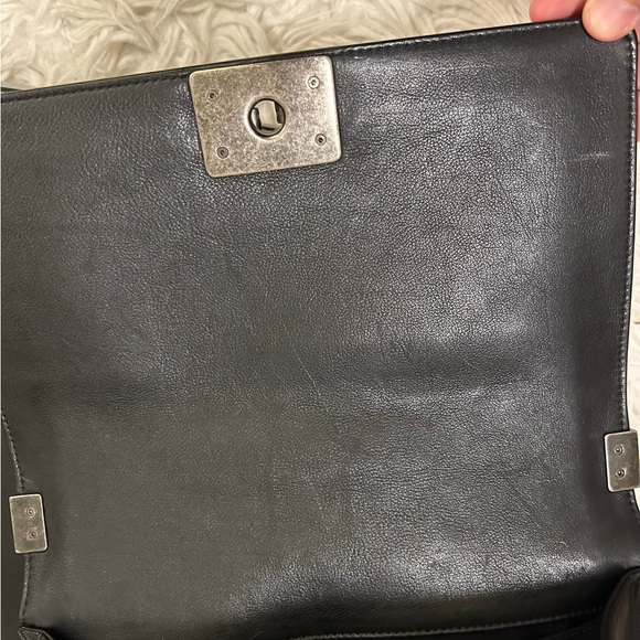 Black Chanel Boy Bag (Old Medium Size) - Picture 9 of 15